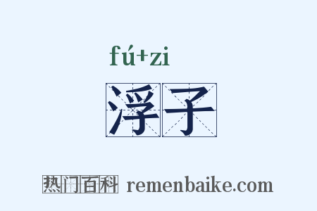 浮子是什么意思的图片